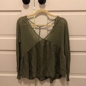Free people olive top